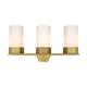 Option Brushed Brass / Matte White