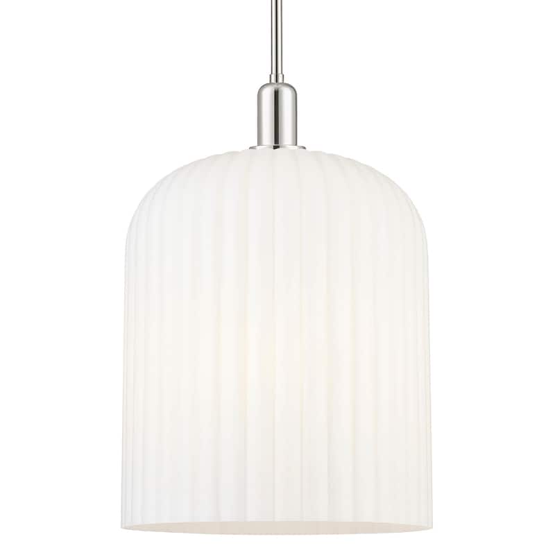 Innovations Lighting 716-3S-G559-12GWH Bridal Veil 3 Light 12" Wide - Polished Nickel