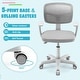 preview thumbnail 19 of 48, Costway Auto Lock Kids Mesh Chair with Armrests Height Adjustable - 21.5''x 20''x 31.5''-36''