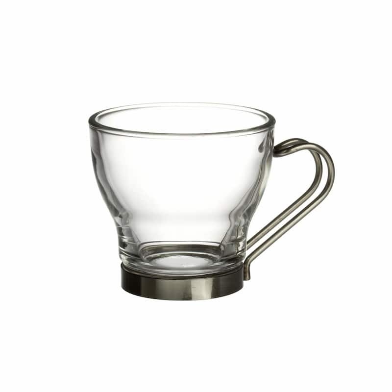 Bormioli Rocco Verdi Set of 4 Espresso Cups With Handle