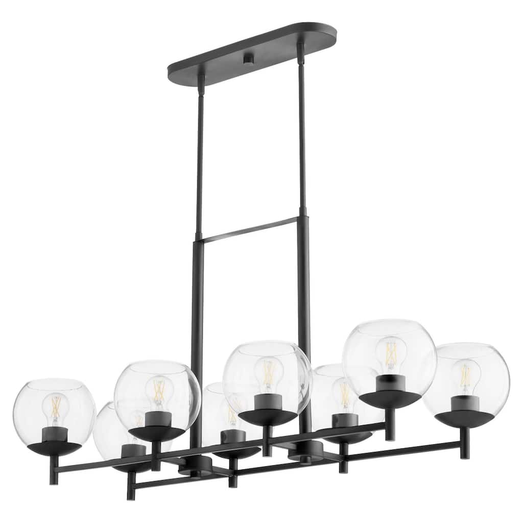 Quorum International 688-8 Lyon 8 Light 42" Wide Linear Chandelier