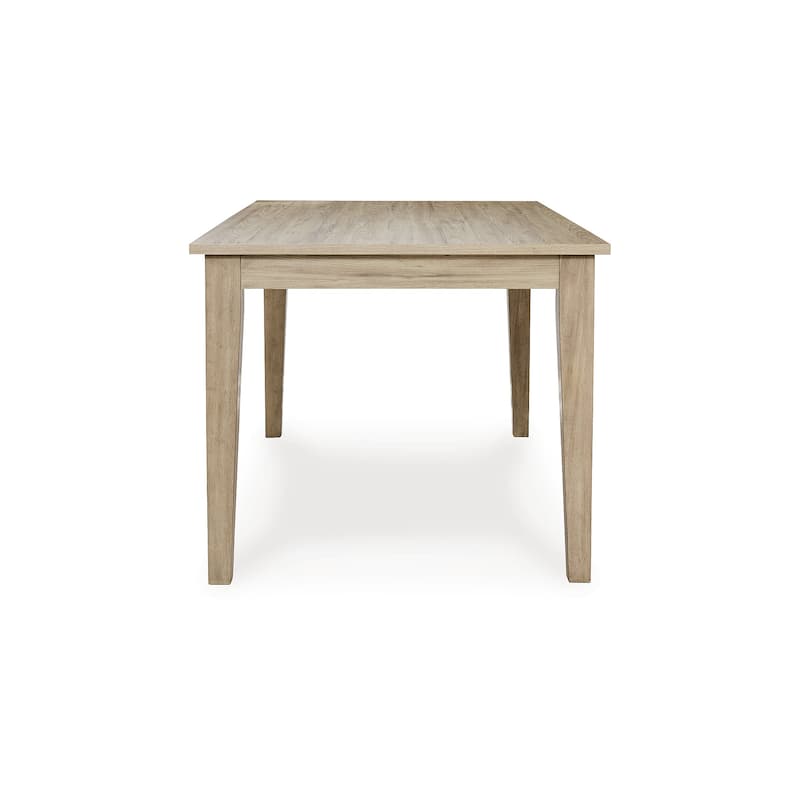 Signature Design by Ashley Gleanville Light Brown Dining Table - 60"W x 36"D x 30"H