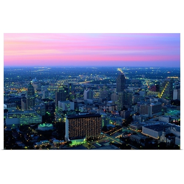 "San Antonio at Dusk" Poster Print