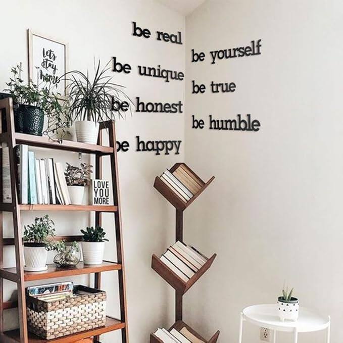 Metal Wall Art - Inspirational Metal Wall Decor - Home Office and Living Room Decoration