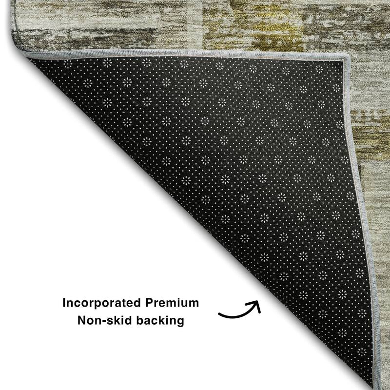 Premium Washable Super Soft Vintage Contemporary Mayfield Rug