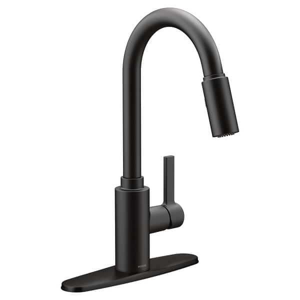 Moen 7882 Genta Lx Pull Down Spray Kitchen Faucet With Powerclean Overstock 20659389