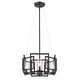 preview thumbnail 3 of 3, Marco Semi-flush Modern Black Chandelier