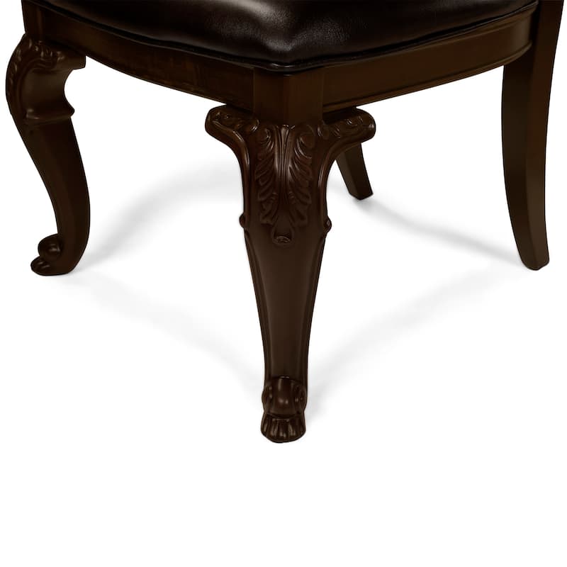 Furniture of America Kova Traditional Cherry Wooden Formal Dining Chairs (Set of 2)