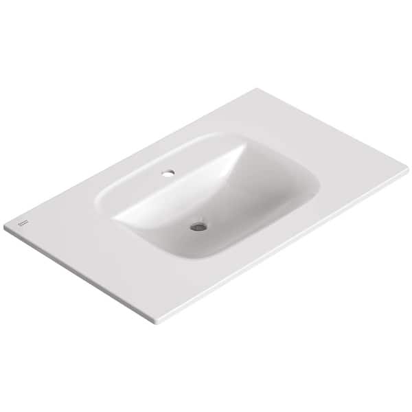 slide 2 of 8, American Standard 1806.001 Aspirations 37.00" Vitreous China Vanity White - Painted