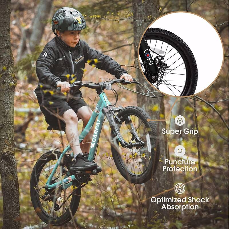 20-Inch Kids' Bike - 7-Speed, Boys & Girls Mountain Bike for Ages 6-12
