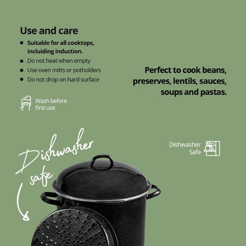 Granite Ware Heavy Guage Steamer Pot