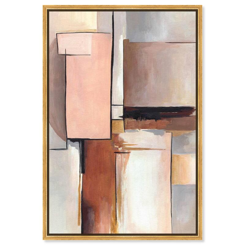Stages of Life II Canvas by Art Remedy - 36" x 54" - Gold