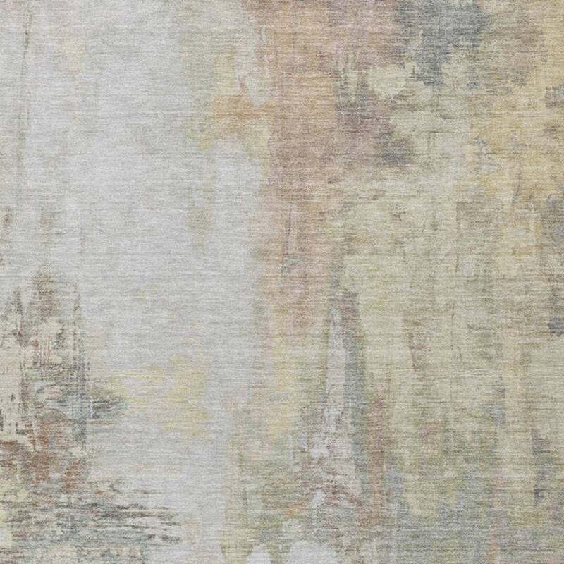 HomeRoots Abstract Transitional Rectangle Outdoor Rug