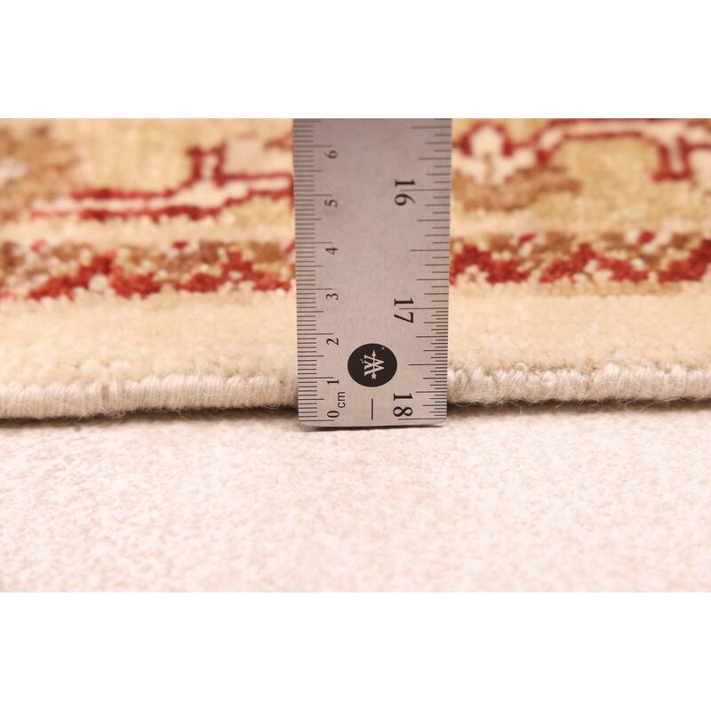 ECARPETGALLERY Hand-knotted Jamshidpour Cream Wool Rug - 8'10 x 11'10