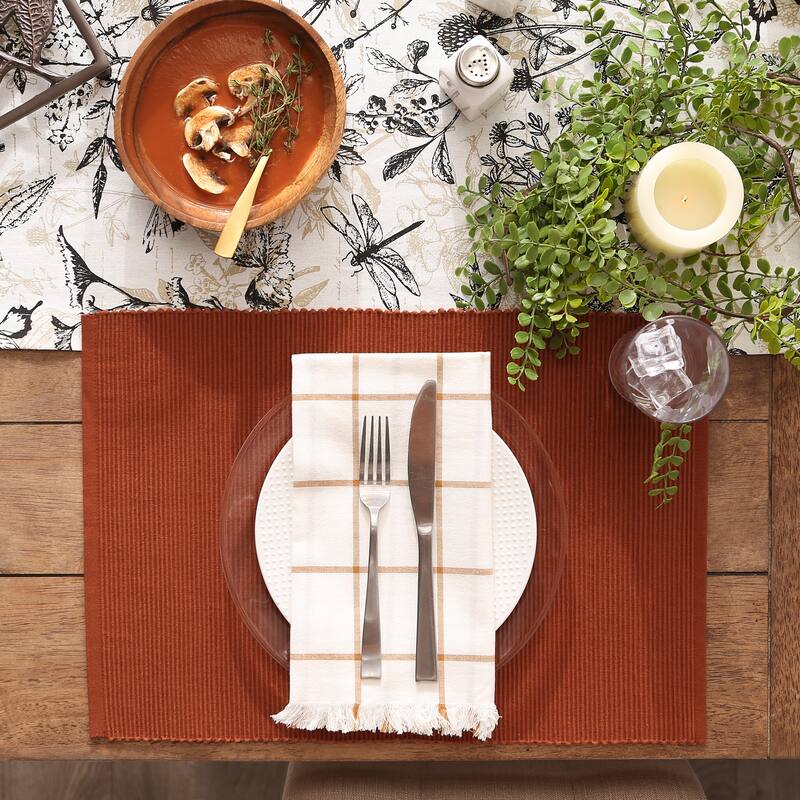 Honey Gold Placemat Set, 13x19", 6 Piece
