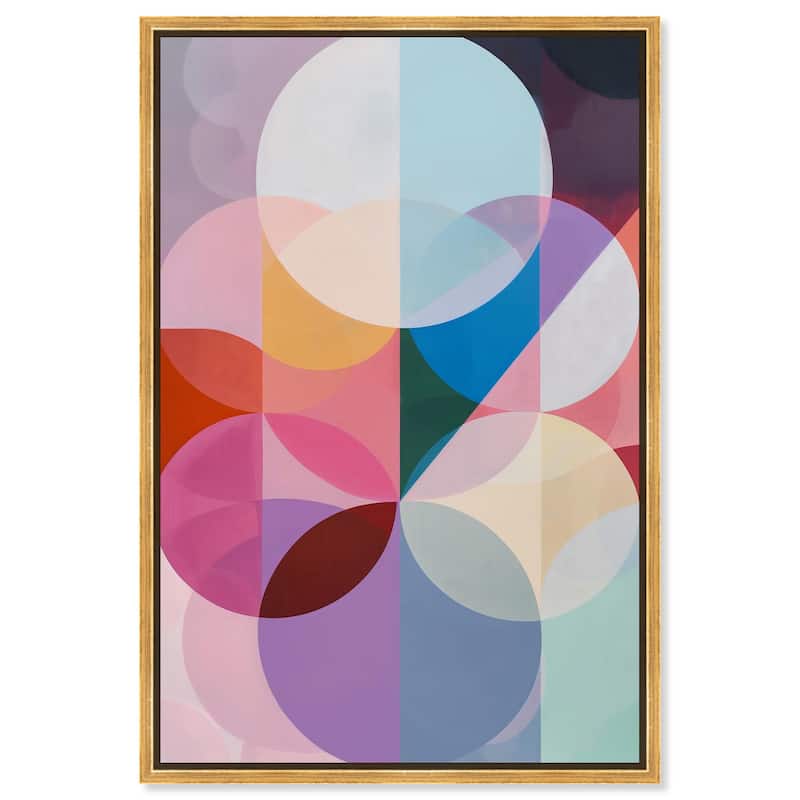Oneiric Circles III Canvas by Art Remedy - Gold - 30" x 45"