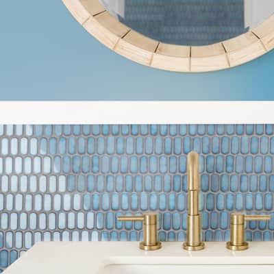 Merola Tile Hudson Capsule Marine 12-1/4" x 13-1/8" Porcelain Floor and Wall Tile