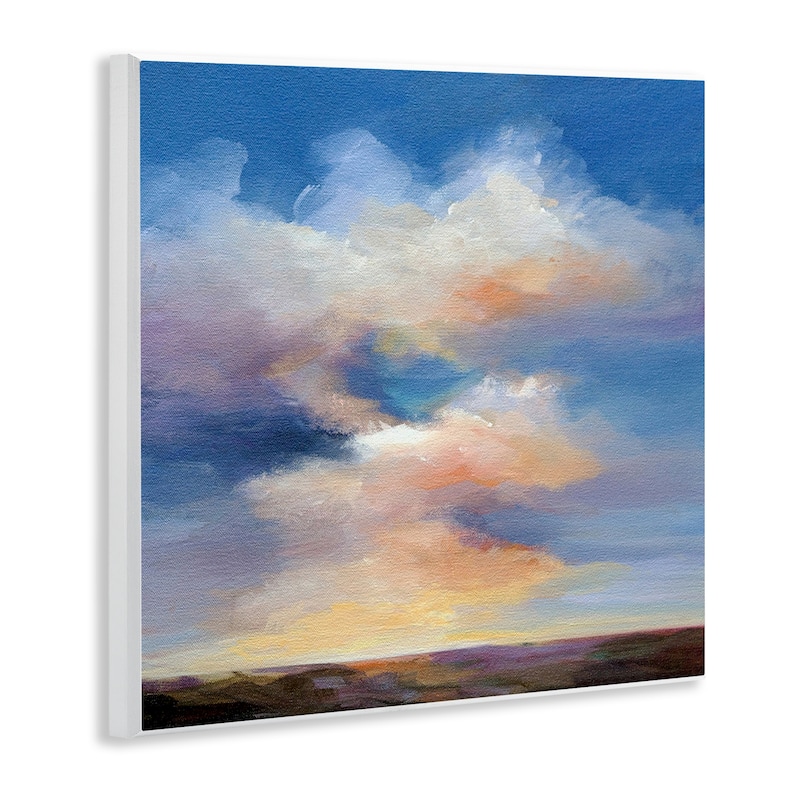 Stupell Luminous Sunset Clouds Wall Plaque Art Design By Karen Hale