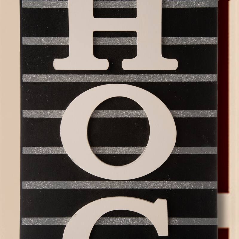 Glitzhome Halloween Wooden Porch Sign Decor