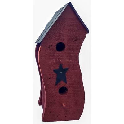 Pine Wood Smashed Bird House