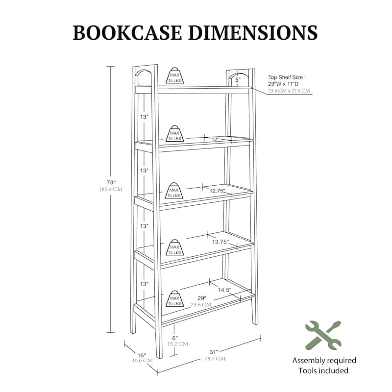 Madison Park Avalon Shelf/ Bookcase