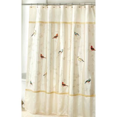 Avanti Linens Gilded Birds Shower Curtain