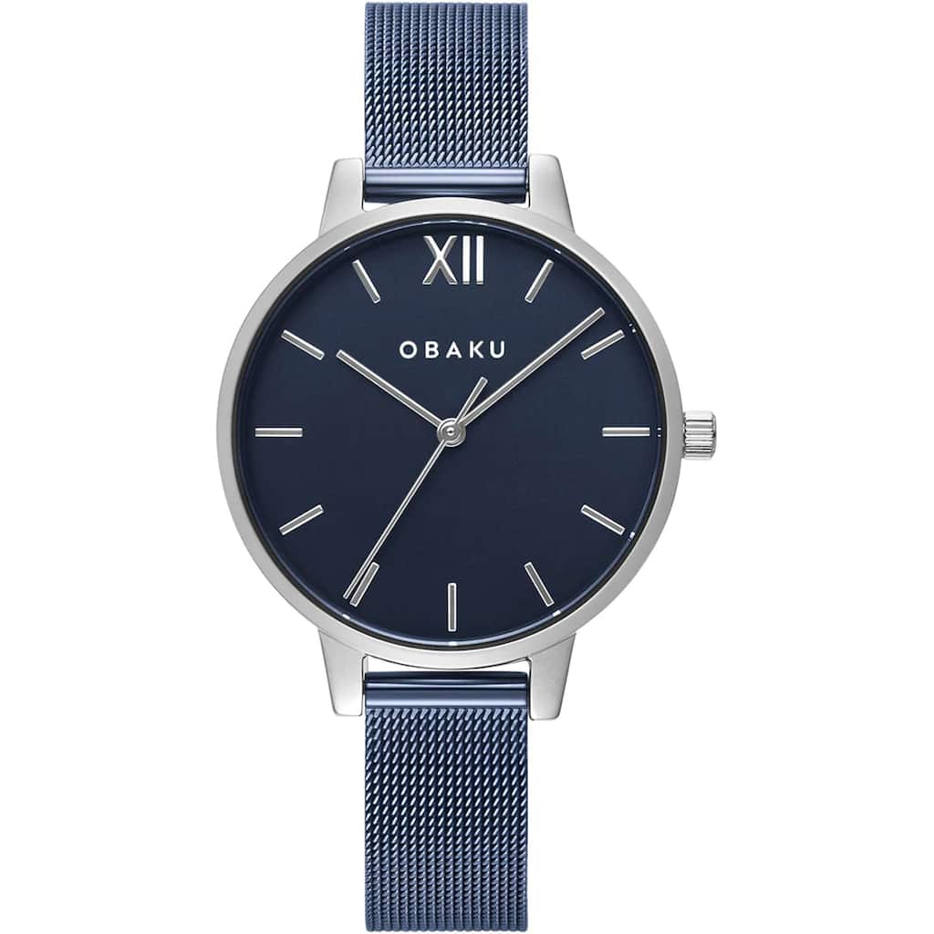 Obaku Women's Liv Arctic Blue Dial Watch - V209LXCLML - 6 (36)