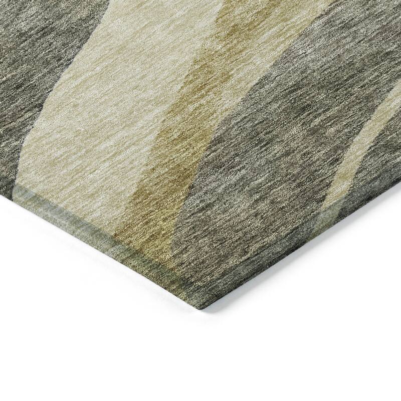 Machine Washable Indoor/ Outdoor Contemporary Deco Chantille Rug