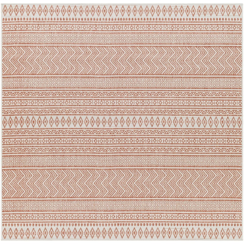 Livabliss Cintia Indoor/ Outdoor Bohemian Stripe Area Rug