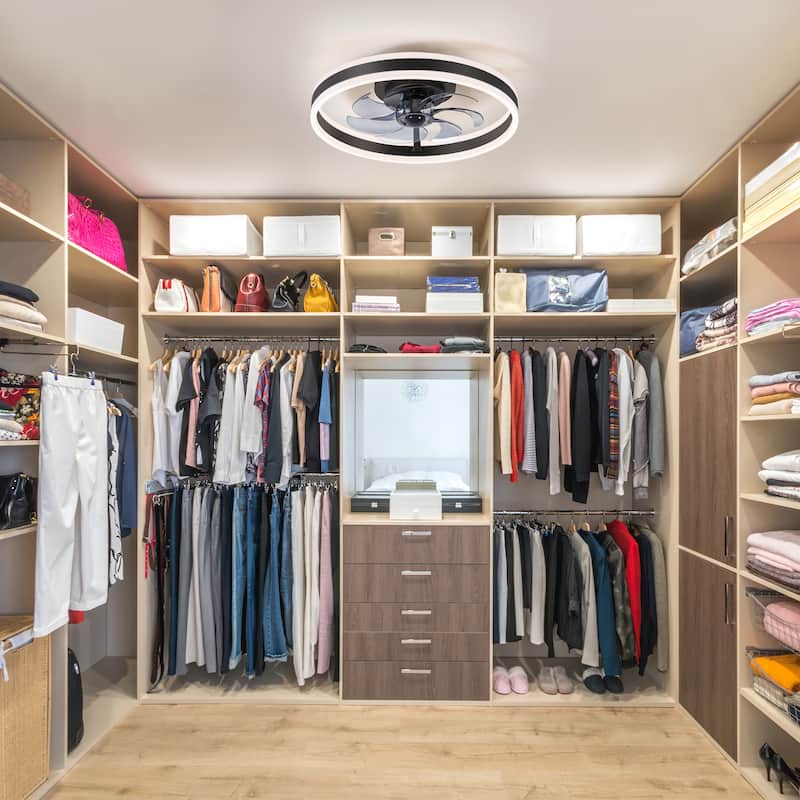 20"/23" Low Profile Dimmable Smart Ceiling Fan with Lights and Remote(6/7 ABS Blades)