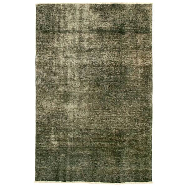 Shop Ecarpetgallery Hand Knotted Color Transition Dark Green Wool Rug 4 1 X 6 2 On Sale Overstock 31837698
