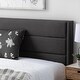 preview thumbnail 21 of 30, Brookside Amelia Upholstered Bed with Horizontal Channels