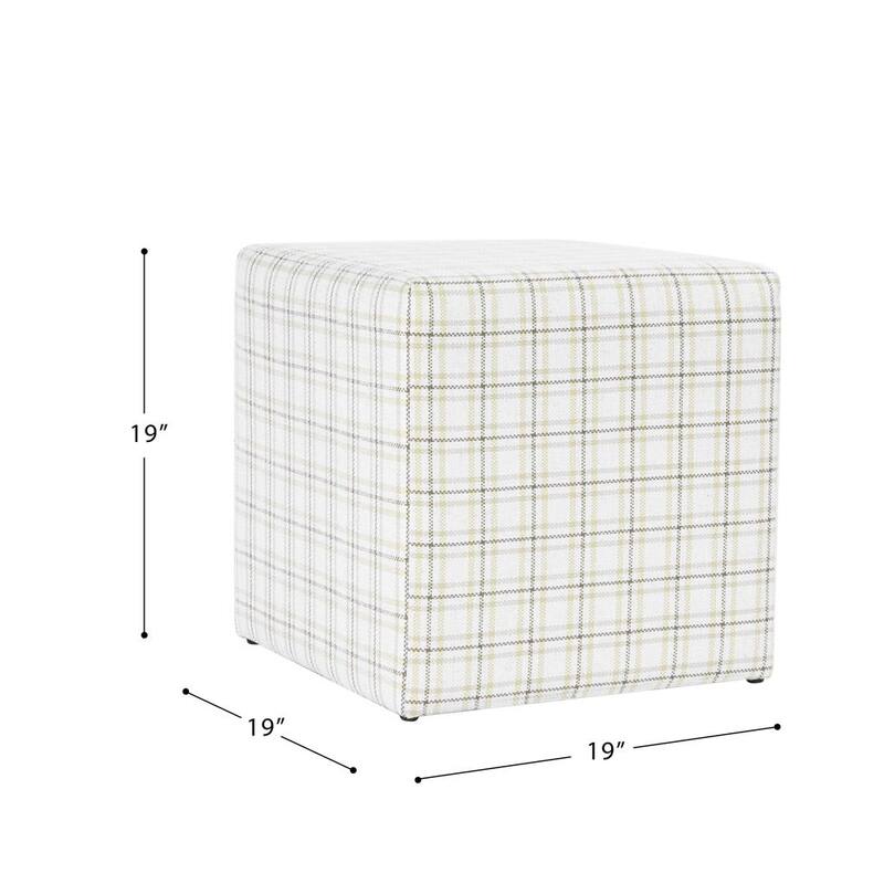 HomePop Soft Cube Ottoman