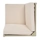 preview thumbnail 79 of 86, Christopher Knight Home - Outdoor Patio Conversation Set, Acacia Wood Frame, Cushions & Slatted Coffee Table