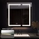 preview thumbnail 45 of 44, Modland 24"-42W x 36"H LED Medicine Cabinet Mirror with USB Charging,5x Makeup Mirror