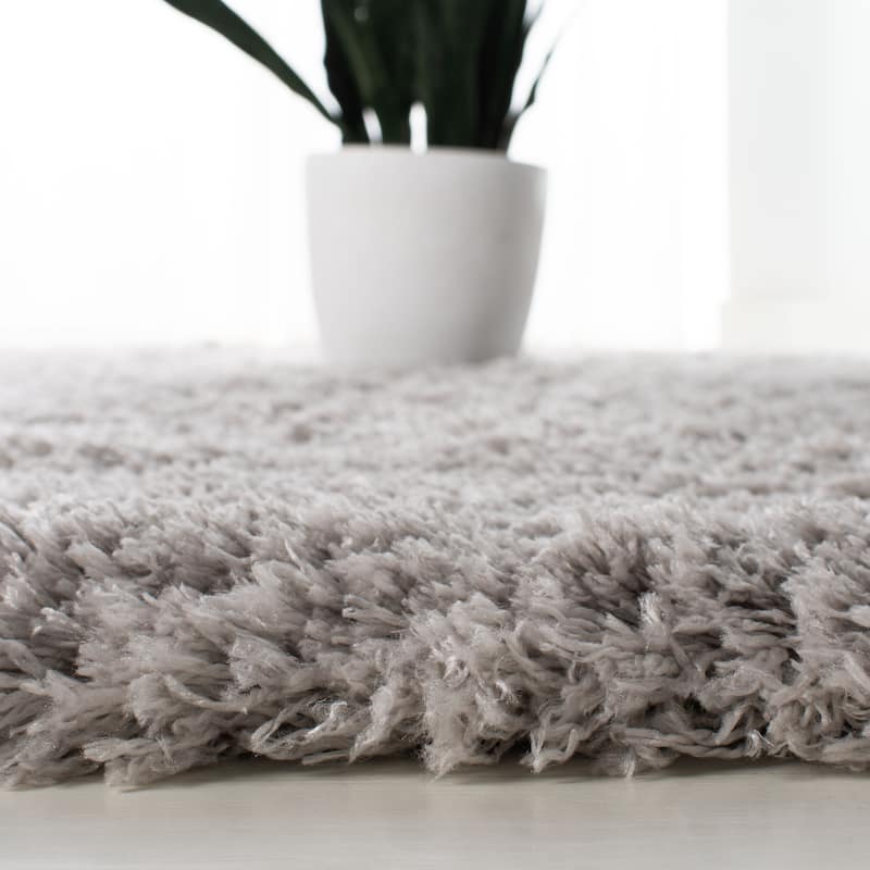 SAFAVIEH Polar Shag Alabama Glam Solid 3-inch Extra Thick