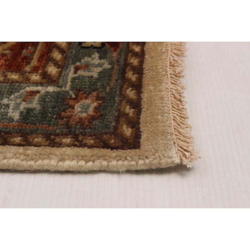 ECARPETGALLERY Hand-knotted Jules Sultane Ivory Wool Rug - 8'7 x 11'9