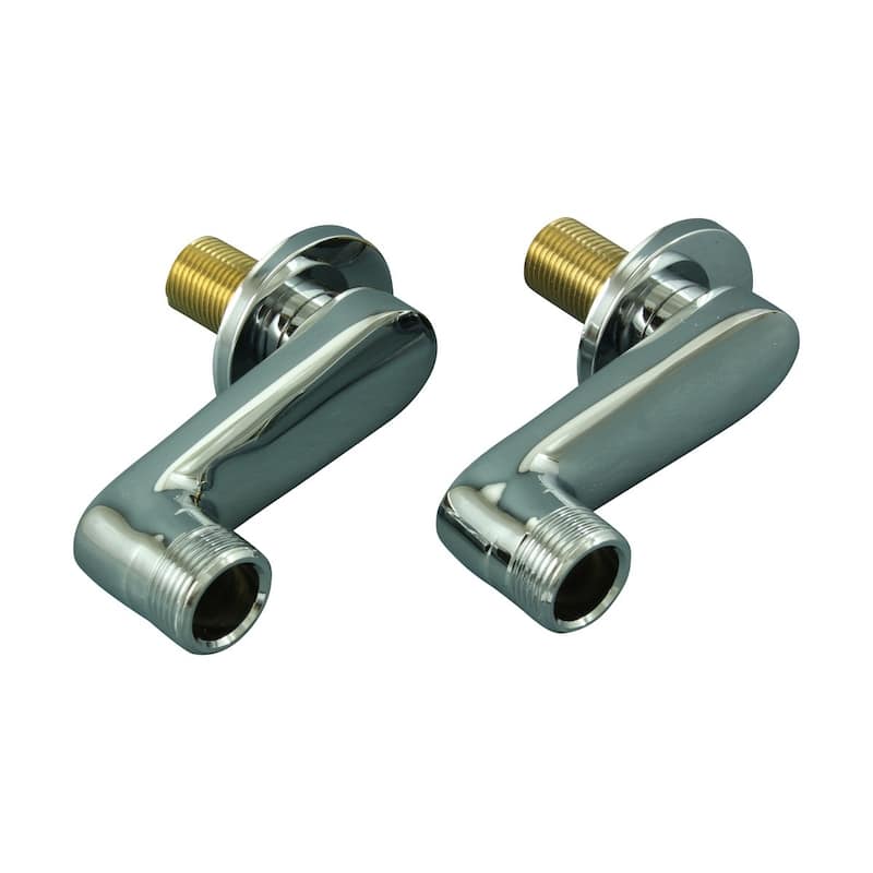 Chrome Plated Brass Swing Arm Coupler Wall Mount Adjustable Bathtub Faucet Part Renovators Supply