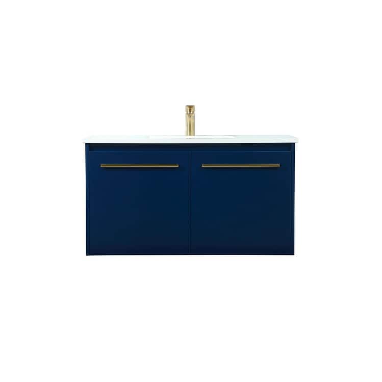 Elegant Lighting VF44536M Penn 36" Wall Mounted Single Basin Vanity