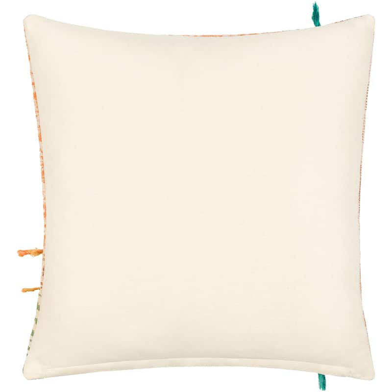 Teddie Bright Color Abstract Botanical Throw Pillow