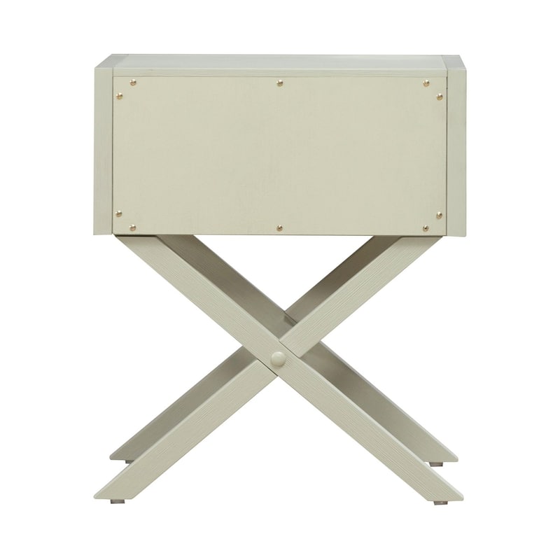 Liberty FurnitureEast End 1 Drawer Accent Table Green Mist - Width19" x Depth16" x Height 22"