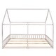 preview thumbnail 10 of 8, Twin Size House-Themed Platform Beds with Side-by-Side Design and Safety Guardrails