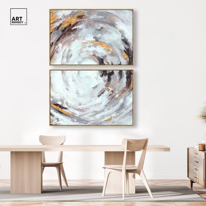 Cyclone Art Canvas Set of 2 by Art Remedy