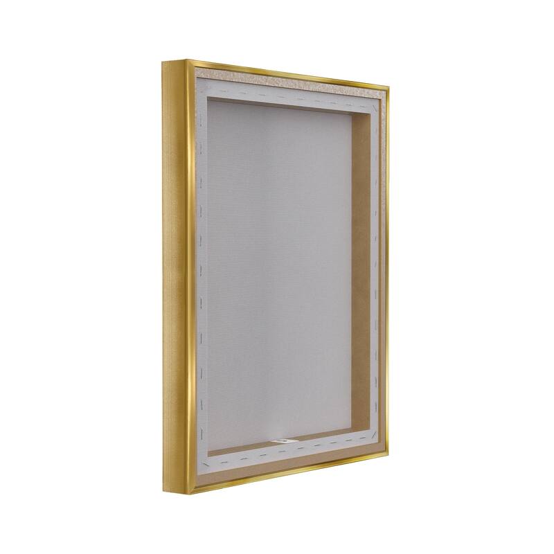 Stupell Mountain's Reflection Landscape Framed Floater Canvas Wall Art Design By Petal Prints Design