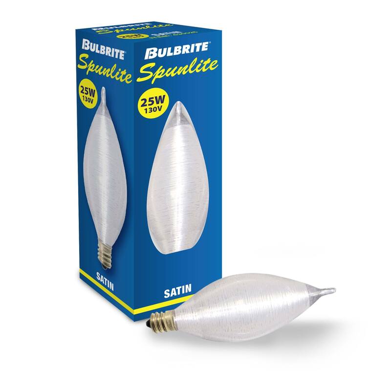 Bulbrite Spunlite Multi Pack of Dimmable Satin Incandescent Bulb