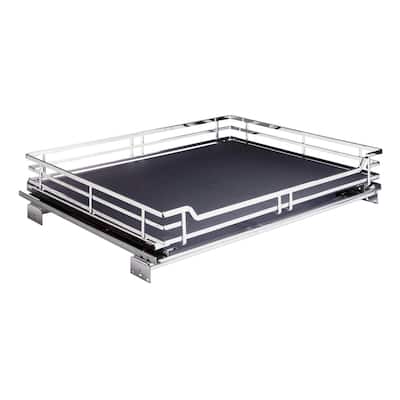 Hardware Resources 26" Wide Base Cabinet Pull Out Organizer with Soft