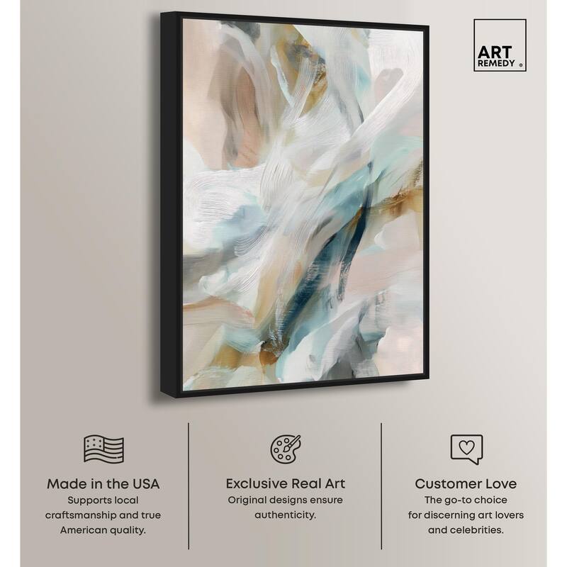 Whispering Colors I Canvas by Art Remedy