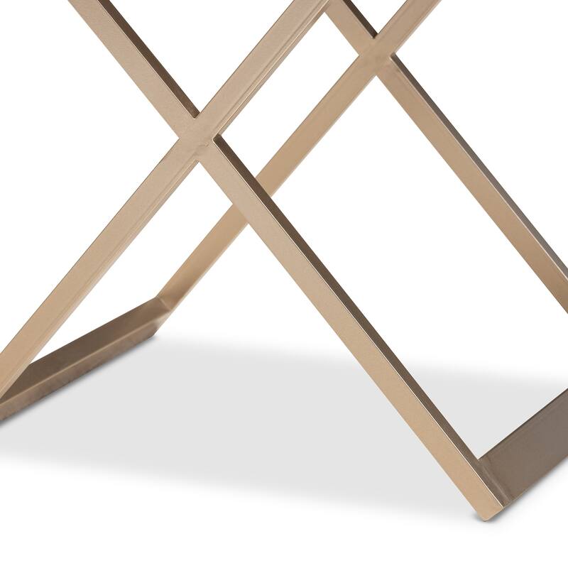 Modern Black Nightstand with Drawer - Wood & Metal Bedside Table, Contemporary Accent Furniture