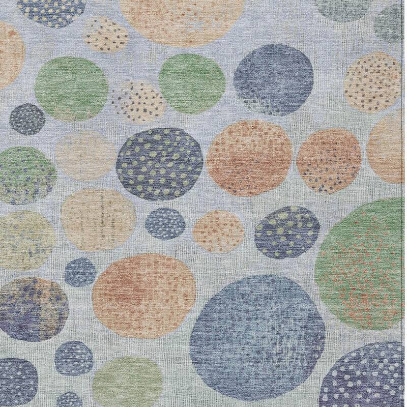 HomeRoots Geometric Transitional Rectangle Outdoor Rug