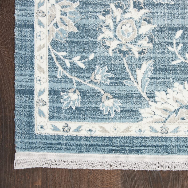 Nourison Lennox French Country Bordered Floral Area Rug